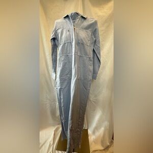 Outerknown Station Jumpsuit in Heather Blue